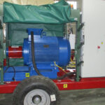 Pumping station with electric drive